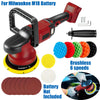 Cordless Car Buffer Polisher Orbital Polisher 6 Speeds for Milwaukee M18 Battery