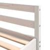 Loft Bed with Desk and Ladder White 180x200 Solid Wood Pine O0B2