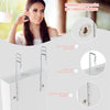 Jewelry Cabinet Lockable w/Full-Length Mirror Wall Door Mounted Gift