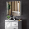 Wall Mounted Shaver Socket LED Bathroom Mirror Cabinet Illuminated Lights Hotel