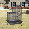 Extra Large Rolling Bird Parrot Cage Play Stand Parakeet Cockatiel Canary Aviary