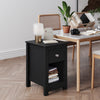 Wooden Small Side Table Slim Narrow Night Stand Bedside Drawer Storage Cabinet