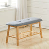 Bamboo Wooden Hallway Bench Shoe Storage Rack With Cushion Seat Stool Shoe Shelf