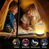 LED Night Light, Smart Bedside Table Lamp, Touch Control Dimmable USB Recharged