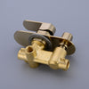 Bathroom Brass Rainfall Shower Mixer Set Shower Valve Bath Taps Faucet Kit