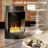 Bioethanol Fire, 22" Freestanding Ethanol Fireplace Stove, 3 Hours Burn