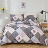 Boho Bedspread Quilte Set Throw Rugs Patchwork Bedding Double Size Pillowcases