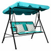 Garden Swing Chair 3 Seater Hammock Patio Outdoor Sun Shade W/ Adjustable Canopy