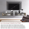 160cm Wall Mounted TV Cabinet Floating TV Unit TV Stand Cabinet for Living Room