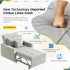 Convertible Sofa Bed 3-in-1 Pull out Arm Chair Folding Recliner Sleeper
