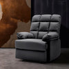 PU Leather Manual Recliner Chair Multifutional Seat w/Footrest for Living Room