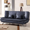 Faux Leather 3 Seater Sofa Bed Recliner Two Sleeper Sofabed Settee Couch Lounger