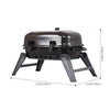 Portable Grill Camping BBQ Garden Barbecue Smoker Burner Charcoal Warming Rack