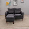 Modern L-Shaped Corner Sofa 2 3 Seater Armchair Couch With Footstool