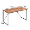 Flamaker 80/100cm Office Desk Computer Desk Home Office Workstation Metal Frame