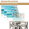 3-Tier TV Stand for TVs up to 55" Industrial Console Table Entertainment Center