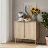 2 Doors Wooden Storage Cabinet Sideboard Hallway Living Room Kitchen Cupboard