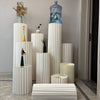 Foldable Wedding Column Flower Stand Cylinder Pedestal Cake Rack Display Holder