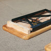 BIRCHTREE Beer Table Bench Set Picnic Dining 3 PCS Wooden Folding Outdoor 1.17m