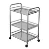 3 Tier Kitchen Trolley Bathroom Storage Portable Home Rack Holder with Wheels UK