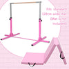 Gymnastics Training Bar Gym Kids Junior Horizontal Kips Bar Height Adjustable