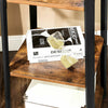 Industrial Coat Rack Stand Bench Hallway Furniture 8 Hooks Shoe Storage Shelves