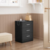 1/2x Bedside Table Cabinets w/ Charging Station Nightstand Storage Unit 3 Drawer