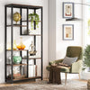Tribesigns 6-Tier Tall Bookshelf Bookcase, Industrial 8-Shelf Open Bookcase