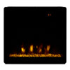 TV Stand Electric Fireplace Modern with 12 LED Flame Effects & Storage Cabinet