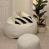 Waffle Slouchbag Adult Bean Bag Chair - Home Lounge & Bedroom Decor - 80 x 110cm