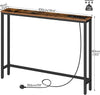 HOOBRO Console Table Hallway Table 100 x 15 x 80 cm Sofa Table Side Table