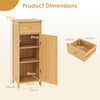 Bathroom Storage Cabinet Floor Standing-Natural