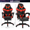 Office Chair Massage Computer Gaming Chairs Desk Swivel Recliner Chair Footrest