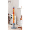 Lava Lamp Decorative Tall Retro Room Light Floor Glass Aluminum E14 Red Orange