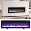 40/50/60/70inch Insert /Wall Mounted/Stand LED Fireplace Inset Fire 9 Colour