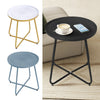Iron Small End Table LivingRoom/Office Corner Sofa Side Tea Laptop Storage Table