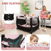 4 in 1 Portable Baby Playard Foldable Newborn Nursery Center w/Bassinet