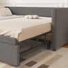 Daybed with Trundle Single Guest Bed Pull out Bed for Living Room and Bedroom