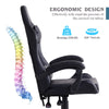 Executive Racing Gaming Chair Faux Leather Computer Desk Chair Swivel Adjustable