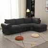 Luxury 2, 3 Seater Linen Fabric Couch Sofa Corner Chaise Settee Living Room Set