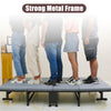 Folding Bed Rollaway Guest Bed Fold up Sleeper Bed With Mattress and Metal Frame