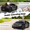 Toddlers 12V Ride On Toy Car Electric Vehicles with Remote Control-Black