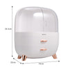 Large Cosmetic Skincare Storage Box 2 Drawers Bathroom Dressing Makeup Organiser