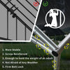 Heavy Duty Metal Chicken Run Coop Cage Walk In Kennel Netting Fence Feeding Pen