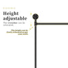 Industrial Pipe Clothes Rail Double Rod Garment Rack Shop Walk-in Closets System
