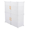 Shoes Storage Shelf Unit Hallway Shoe Rack Stand Flip Doors Dustproof Cupboard