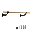 Wall-Mounted Ballet Barre 4 FT Single Ballet Bar Beech Wood Ballet Equipment