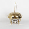 4.5L Gold Stainless Steel Chafing Dish With Hook Up,Buffet Server Food Warmer UK