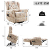 Dual Motor Lift Chair Recliner Armchair for Elderly with Heat & Massage Function