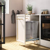 Pull out Kitchen Bin, 21L+21L Built-In Cupboard Bins for Kitchen, Under Sink Bin